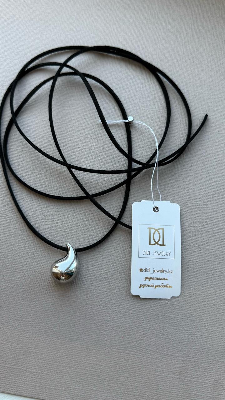 Чокер DiDi Jewelry длина 130 см натуральная замша без вставок