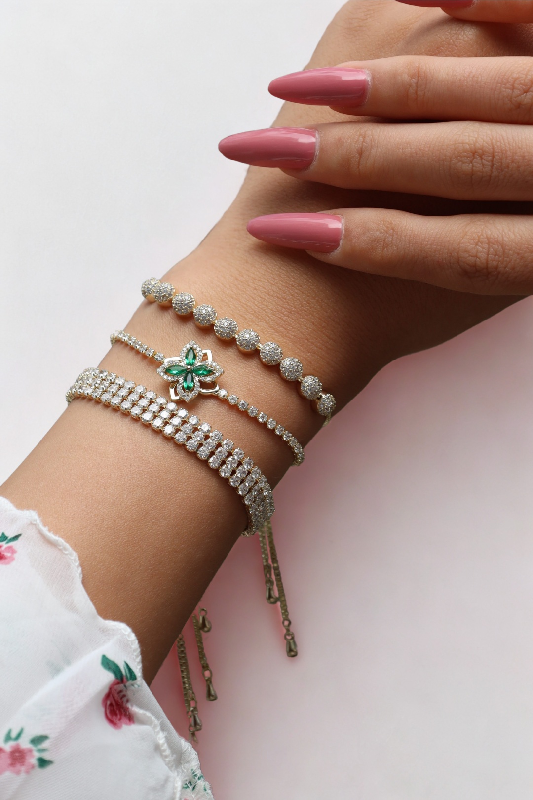 Natural Radiance длина 23 см ювелирный сплав, кристаллы Swarovski