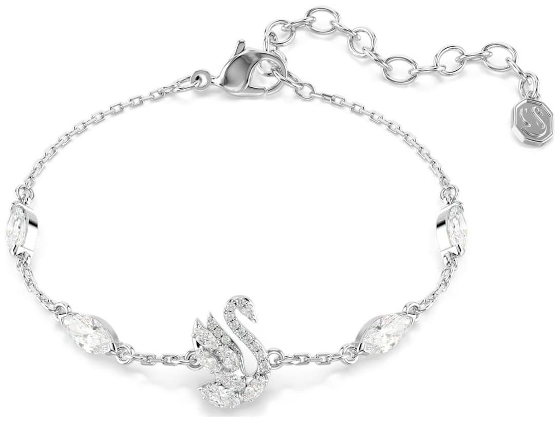 Swarovski длина 17 см бижутерный сплав, кристаллы Swarovski
