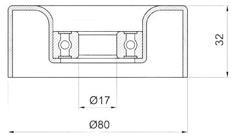LYNXauto ролик натяжной PB5011