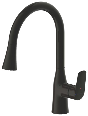 Смеситель BRAVAT F7460564BW-ENG, латунь, цвет черный