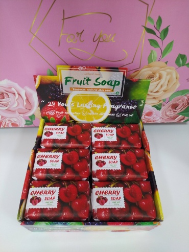 Кусковое мыло туалетное Fruit Soap 1 шт