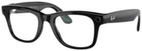 Смарт-очки Meta RW4006 Wayfarer Shiny Black Clear черный