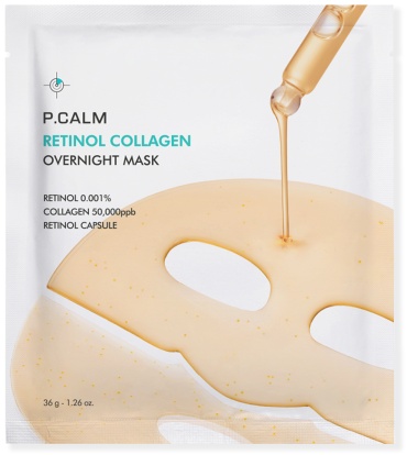 Маска для лица P.Calm гидрогелевая Retinol Collagen Overnight Mask 1 шт
