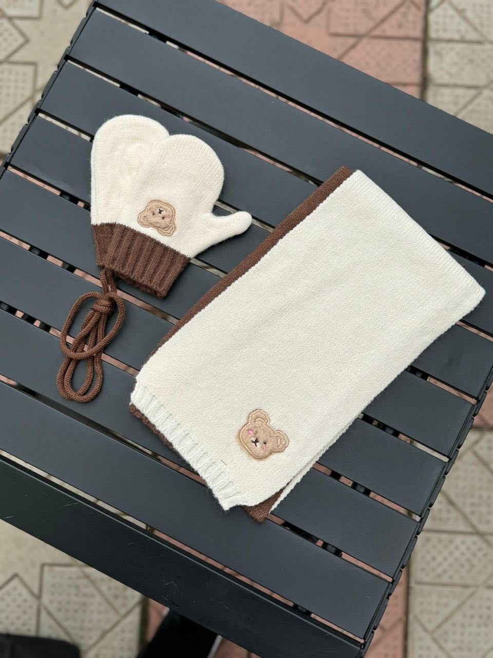 Комплект Kids collection Размер стандарт коричневый, бежевый универсальный
