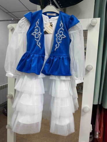 Национальный костюм Naima синий, белый
