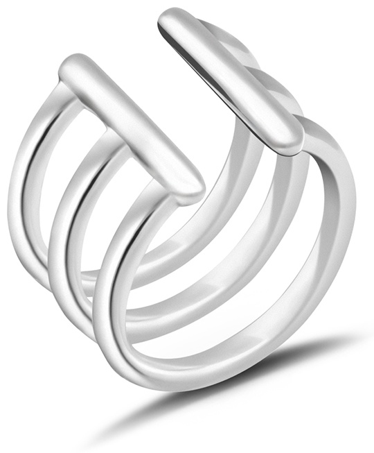 Кафф Lucente Silver 022231178 вес 1.3 г серебро, без вставок