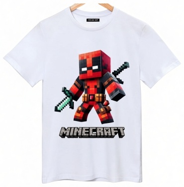 Футболка MERCH7 Minecraft белый