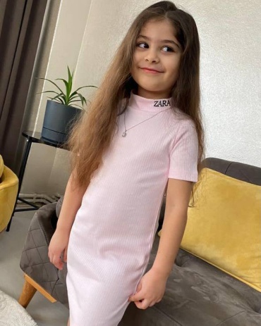 Повседневное платье Sirin Kiz розовый