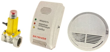 Датчик утечки газа Skyriver проводной 1/2" белый