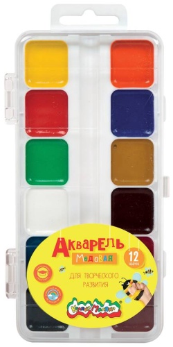Акварельные Каляка-Маляка АМККМ12Е мультиколор 12 шт 20 мл