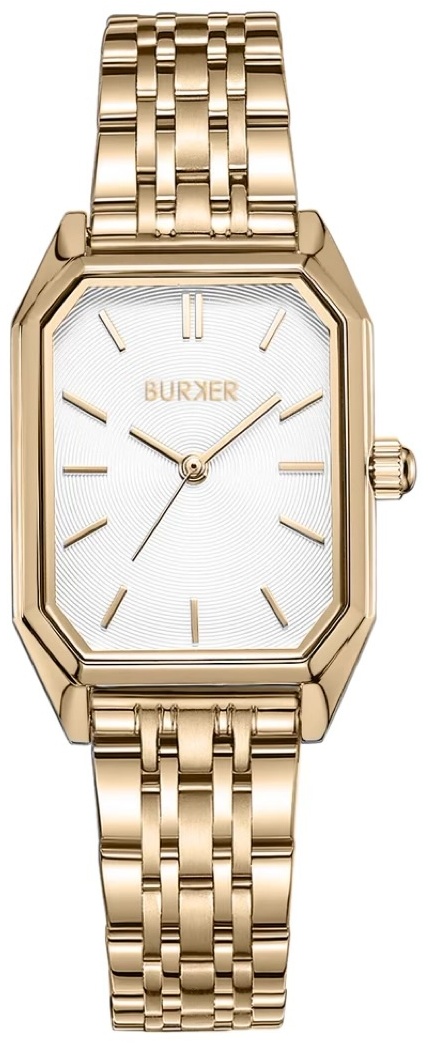 Кварцевые BURKER Isabell Gold White сталь