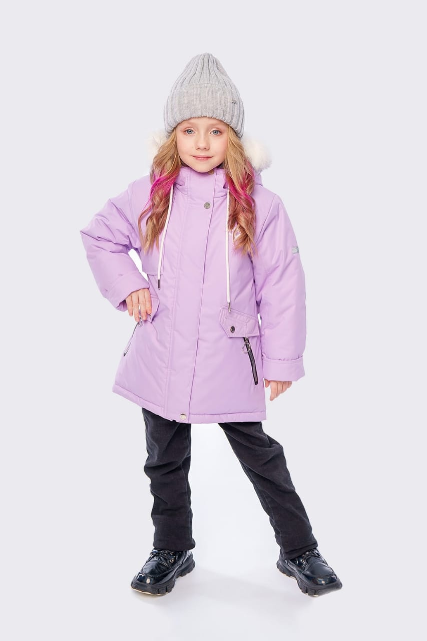Парка Uki kids 4w25-019 сиреневый