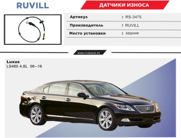 Ruville датчик износа тормозных колодок RS-3475
