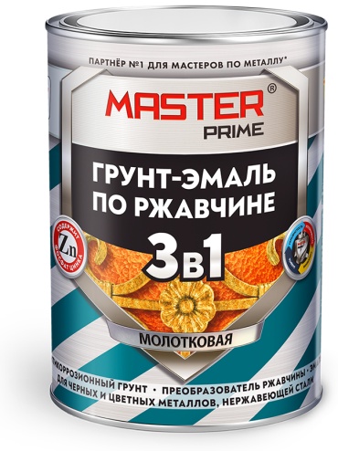 FARBITEX грунт-эмаль глянцевая MASTER PRIME 0.9 л, тон шоколадный