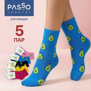Носки Passo chantal AC97 5 пар мультиколор 4-6 лет