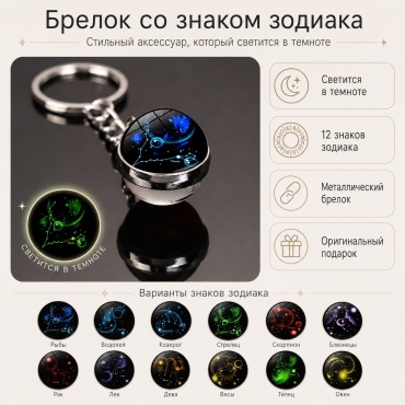 Брелок Zadari металл 1 шт