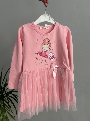 Повседневное платье Pop fashion girls розовый