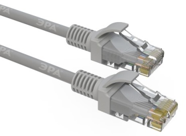 Патч-корд Эра RJ-45 - RJ-45 10 м ЭРА SIMPLE U/UTP неэкранированный 10 м, категория 5e Б0051376