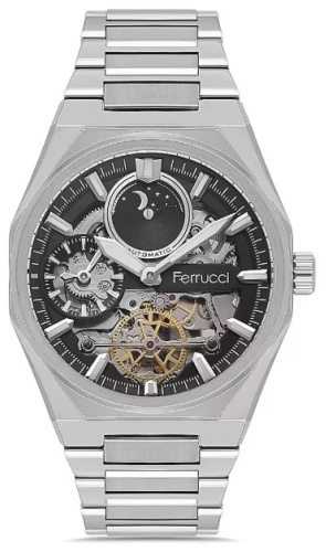Механические Ferrucci FERR3558-01-QST нержавеющая сталь