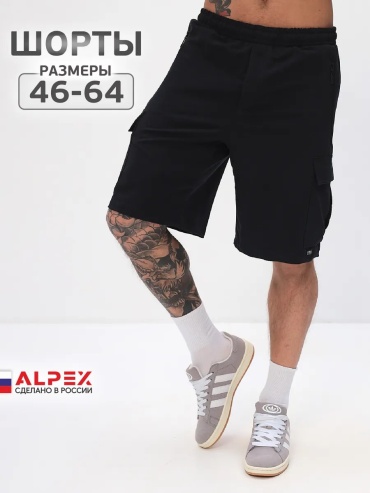 Повседневные шорты ALPEX черный
