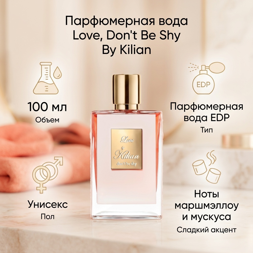 By Kilian Love Don't Be Shy парфюмерная вода EDP 100 мл, унисекс