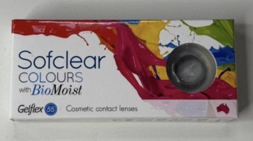 Контактные линзы Gelflex Sofclear colours Pearl grey -4 кривизна 8.6 на месяц 2 шт