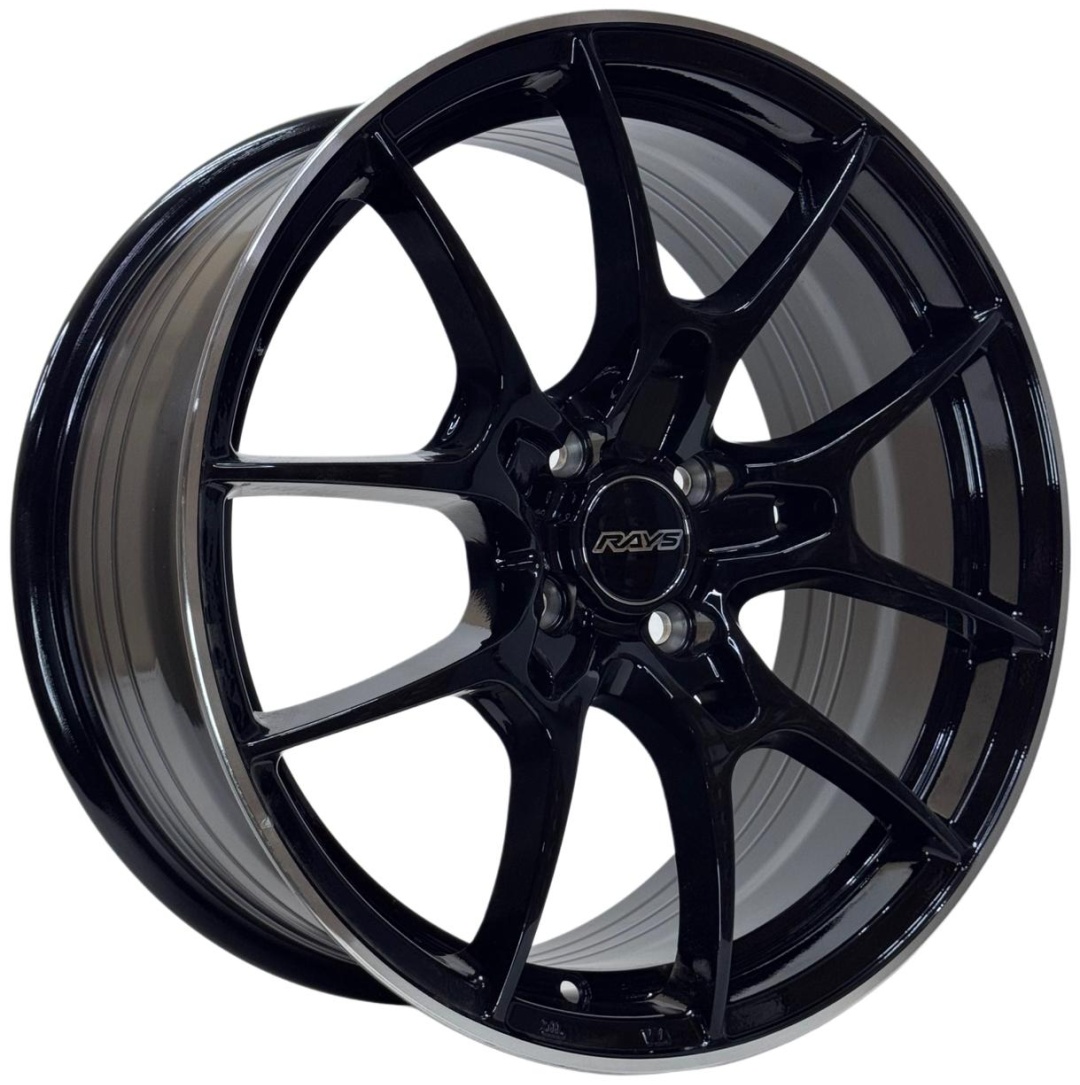 Wheels 001DD 7.5x17/4x100 D73.1 ET40 4 диска черный, хром