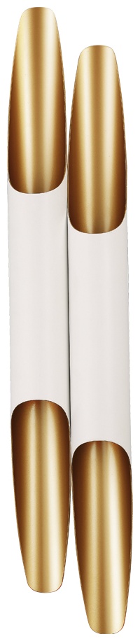 Бра настенный Crystal Lux GU10, золотистый, белый
