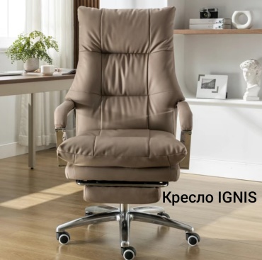 Офисное кресло IGNIS, бежевый, темно-бежевый