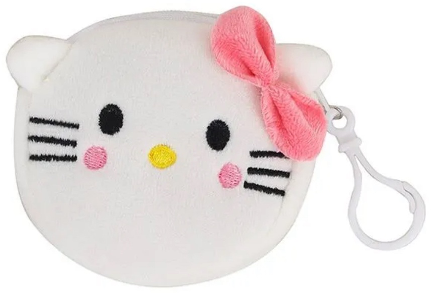 Монетница Hello Kitty текстиль белый