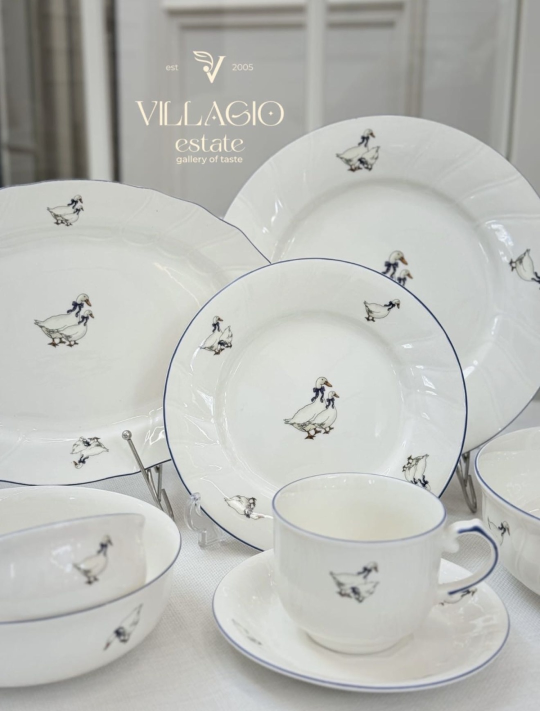 Сервиз на 6 персон VILLAGIO , предметов: 40, чайно-столовый, керамика