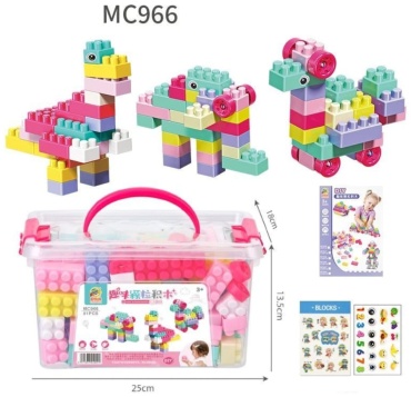 Конструктор CHAO QI XIA Funny Blocks Building MC966, деталей 81 шт