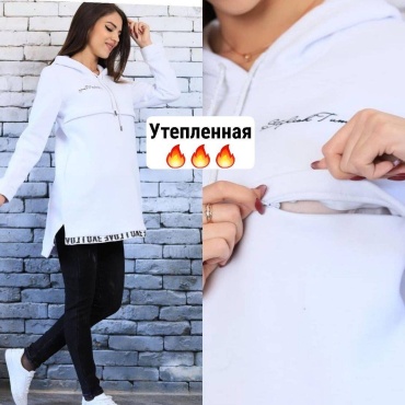 Туника Puzatiki черный, белый