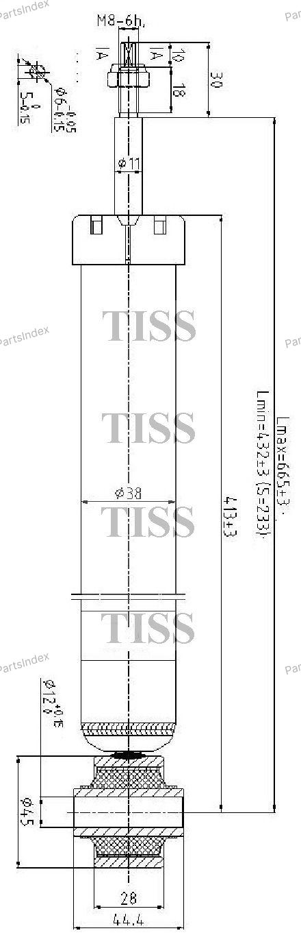 Амортизатор JD Амортизатор Подвески JAA0245