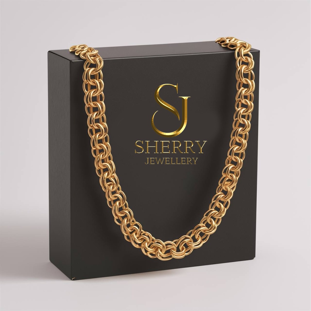 SHERRY KG4358975445 длина 55 см, вес 9.23 г золото, плетение бисмарк