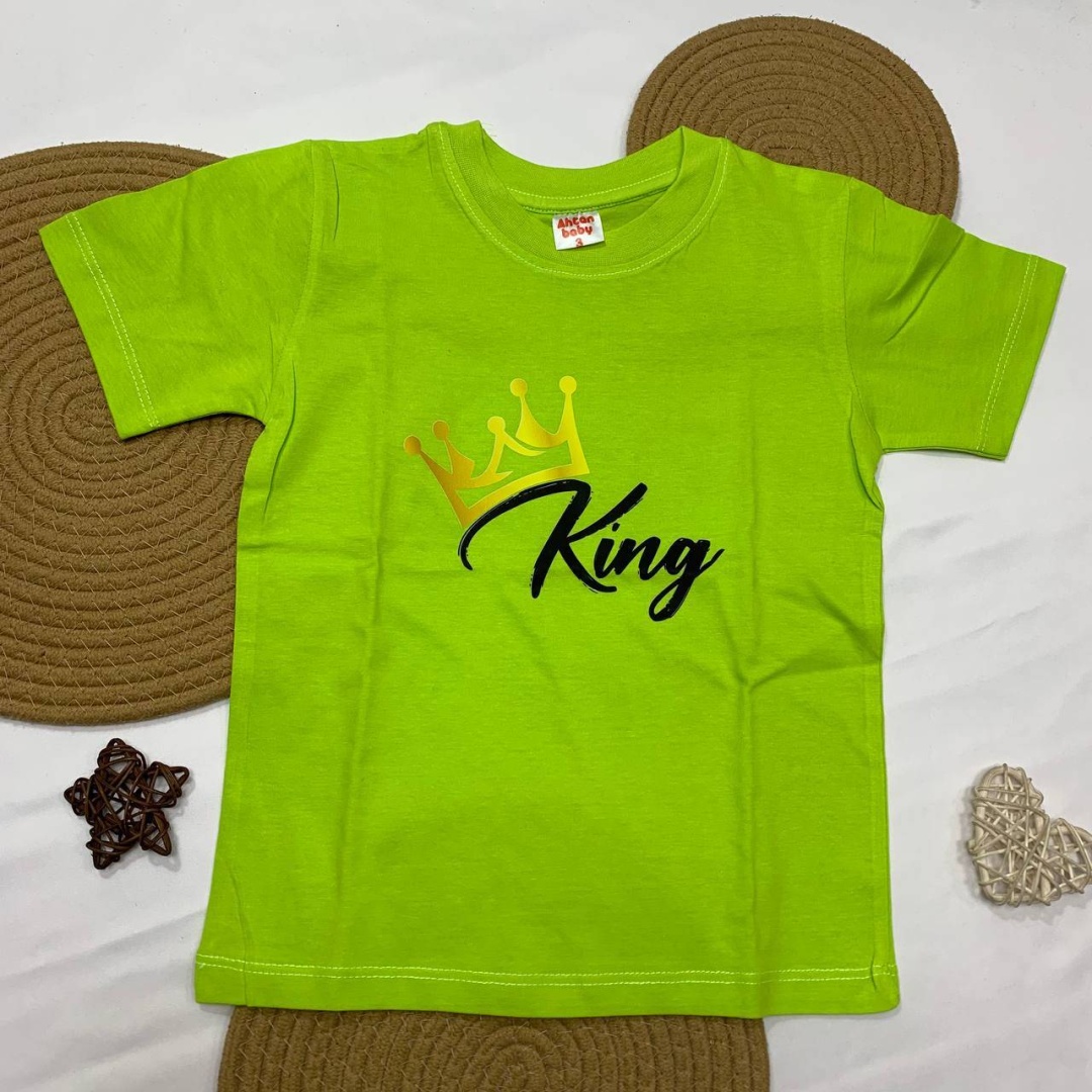 Футболка Alisu kids King зеленый