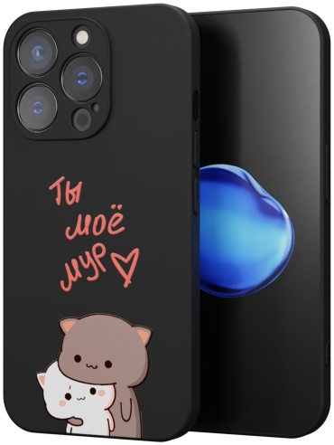 Чехол Mcover для Apple iPhone 15 Pro рисунок