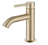 Смеситель для раковины (умывальника) Abber AF8110G, однозахватный