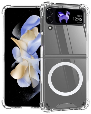 Чехол KWi-Ni для Samsung Galaxy Z Flip5 прозрачный