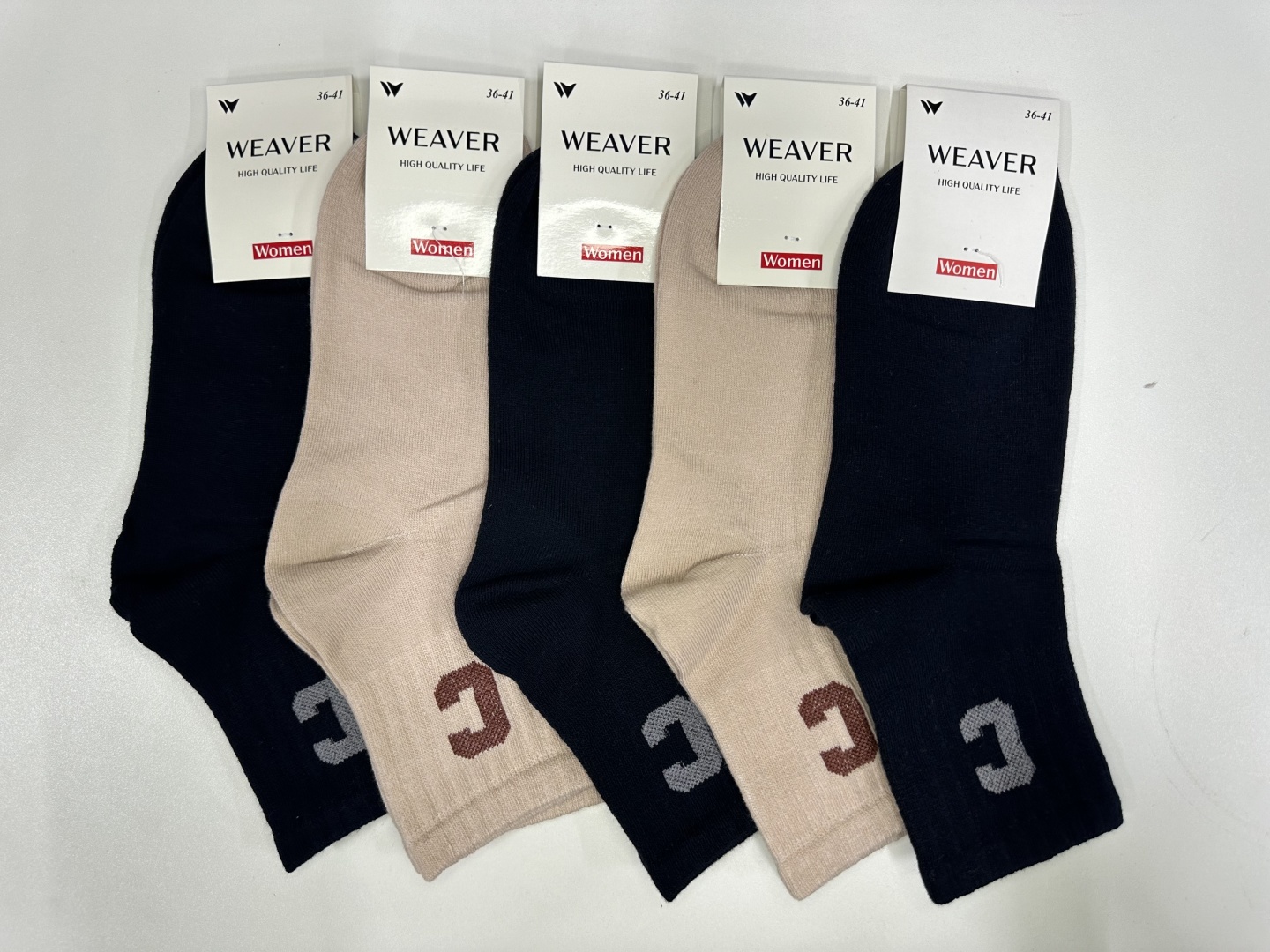 Носки WeaVer 5 пар мультиколор 36-41