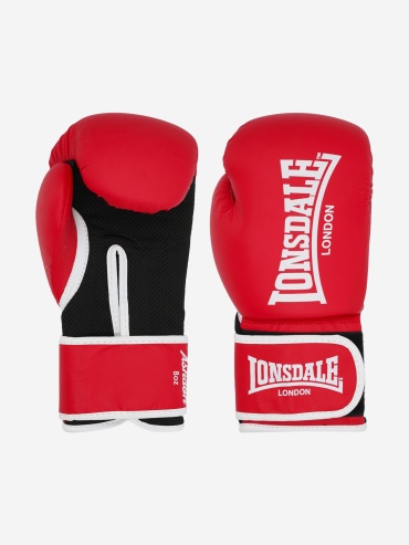 Боксерские перчатки Lonsdale 14 oz красный