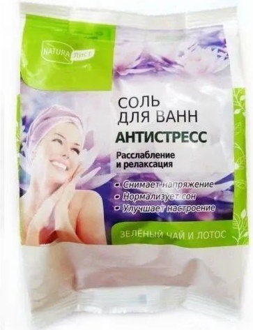 NaturaЛист Антистресс морская соль 500 г