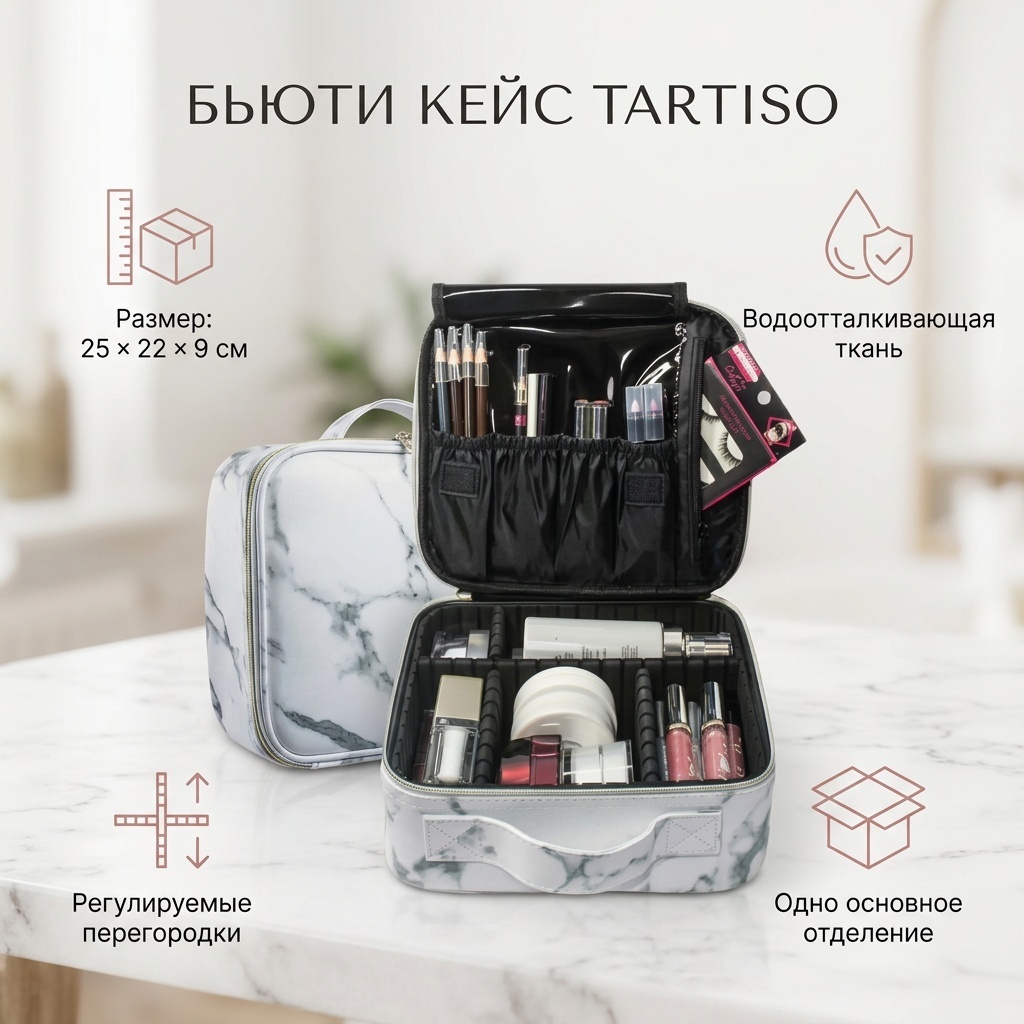 Tartiso пояс визажиста искусственная кожа
