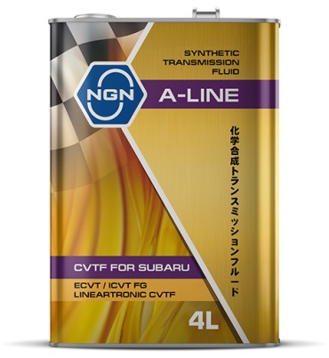 Масло синтетическое NGN CVTF Lineartronics A-Line FOR SUBARU SYNTHETIC TRANSMISSION FLUID 4 л