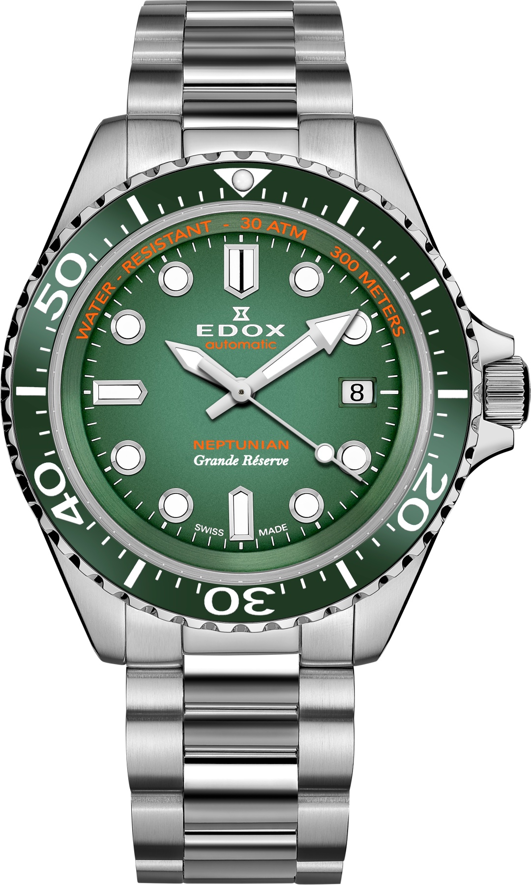 Механические Edox 80801 3VM VDN нержавеющая сталь