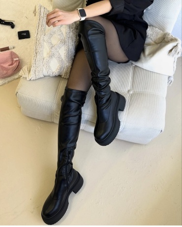 Ботфорты FASHION черный