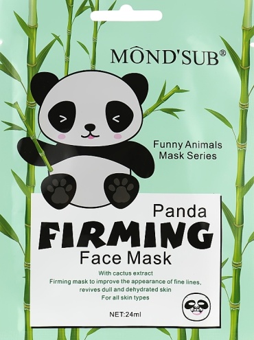 Маска для лица Mond'Sub тканевая Panda Firming Face mask 1 шт