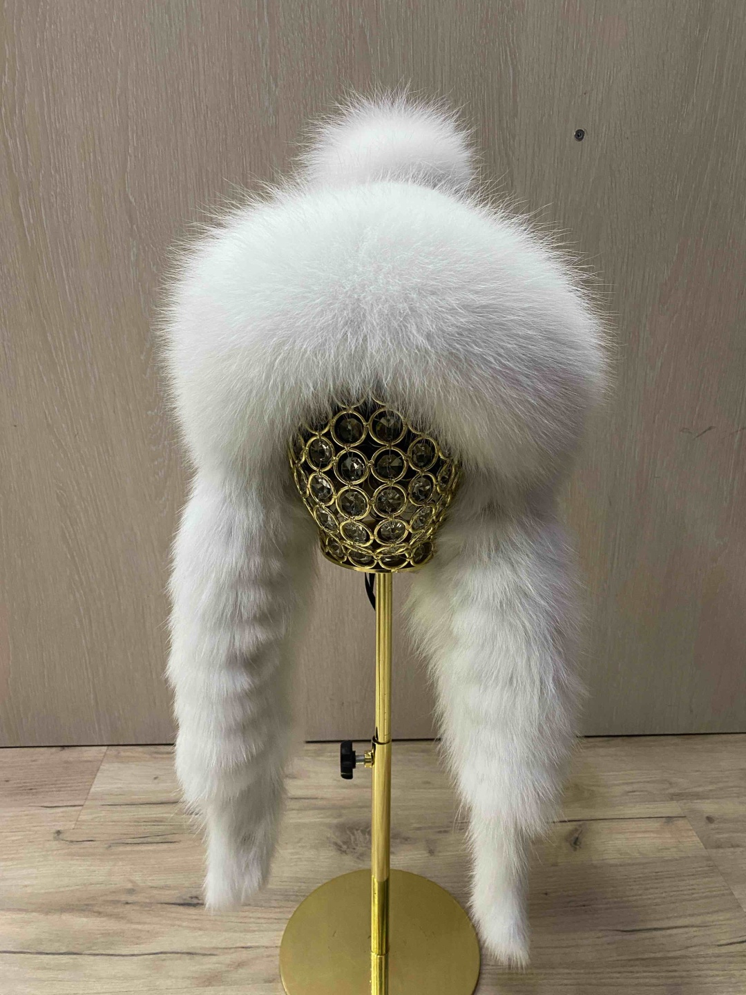 Шапка SemiFur размер 56, 57, 58, 59, белый