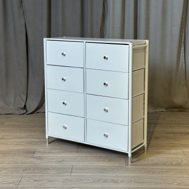 Комод Topaz Хайди, 88.50x30x98.7 см, белый